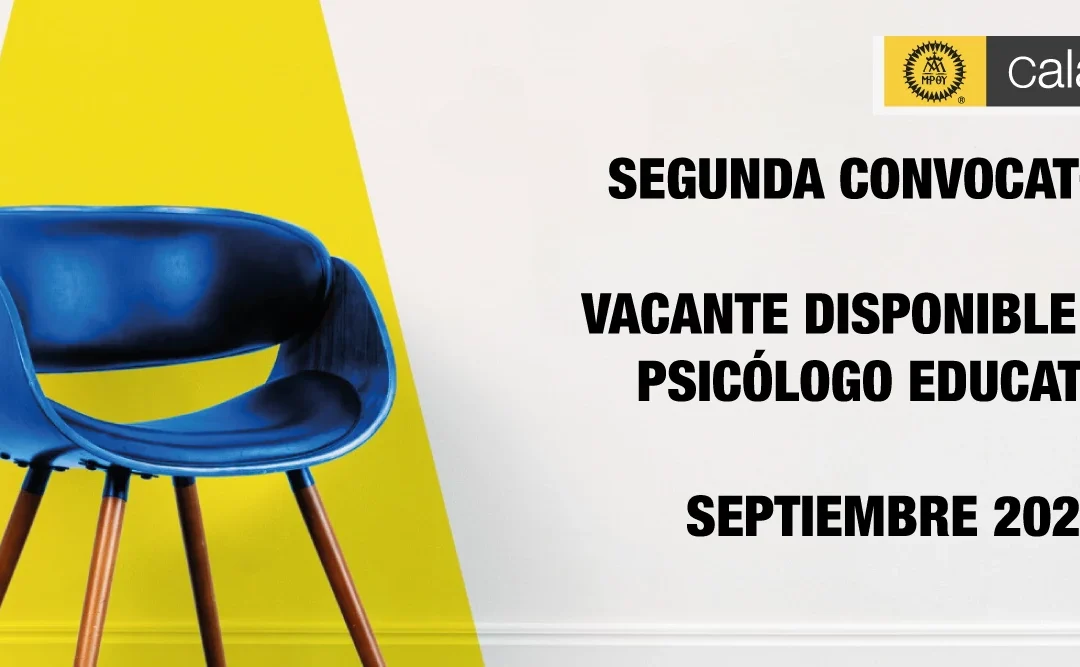 Contratación de Personal, segunda Convocatoria