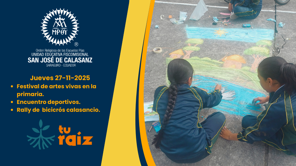 Jueves 27 de noviembre de 2025 – Artes Vivas, Encuentros Deportivos y Rally de Bicicrós Calasancio